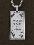 Silver Rectangle Pendant