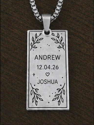 Silver Rectangle Pendant