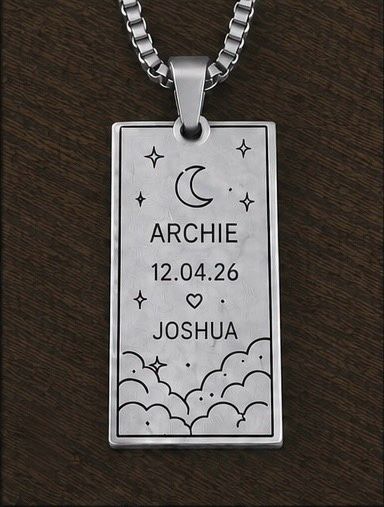 Silver Rectangle Pendant