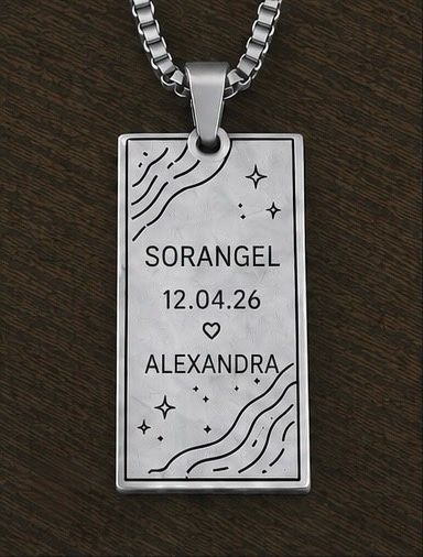 Silver Rectangle Pendant