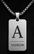 Silver Rectangle Pendant