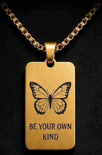 Gold Rectangle Pendant