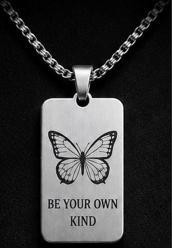 Silver Rectangle Pendant