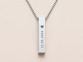 Pillar Pendant Silver