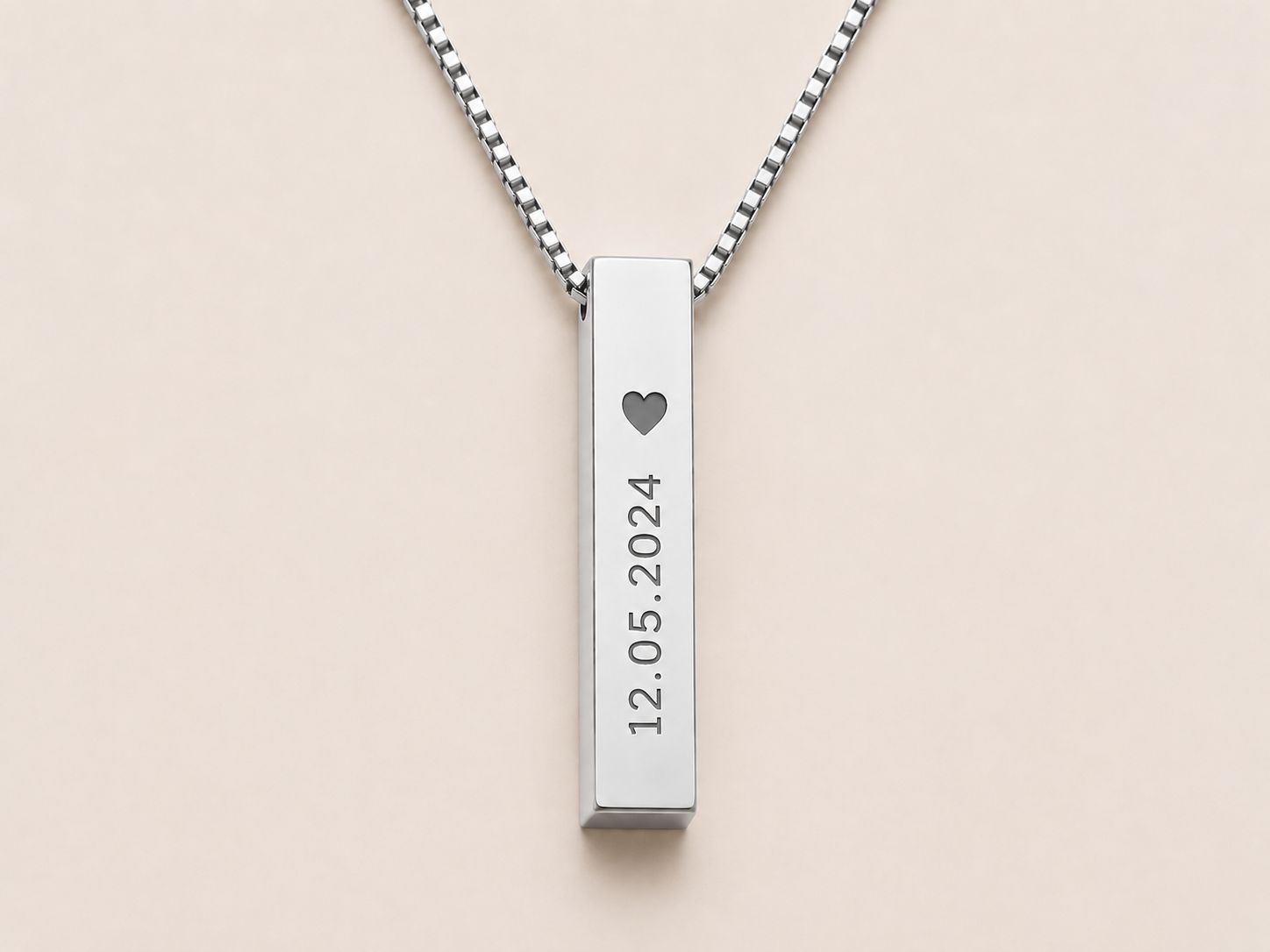 Pillar Pendant Silver