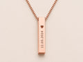 Pillar Pendant pink