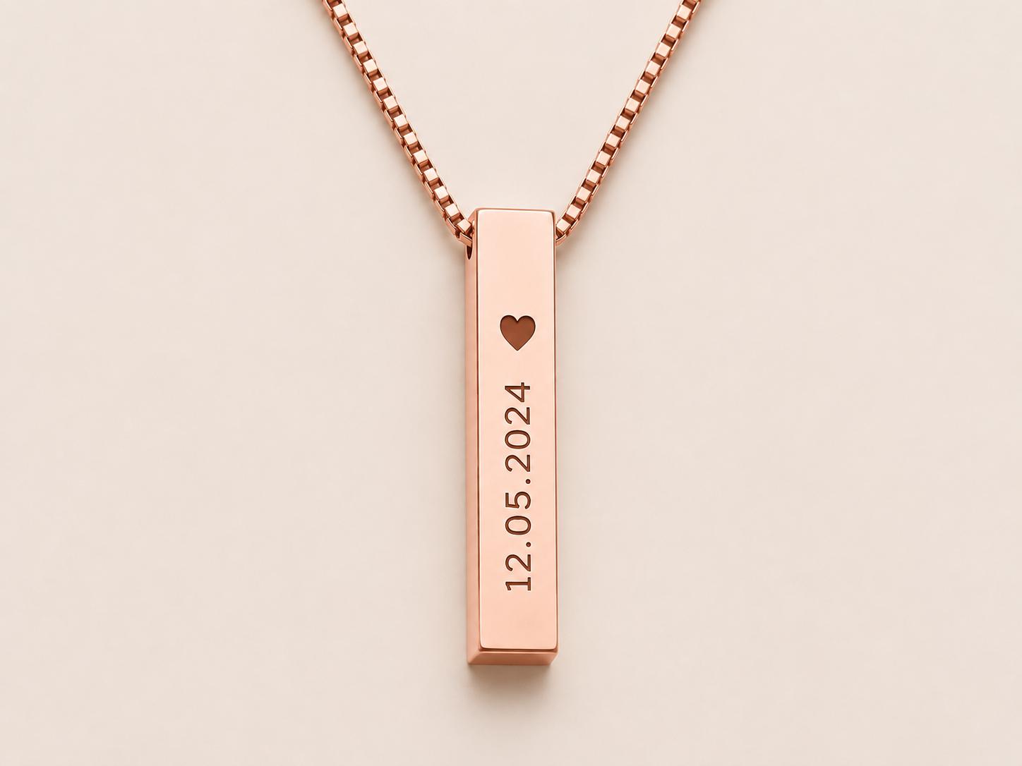 Pillar Pendant pink